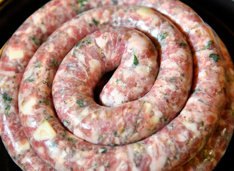 Homemade Parsley & Provolone Cheese Sausage